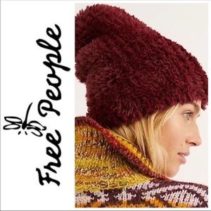 Free People Head in the Clouds Fuzzy Beanie